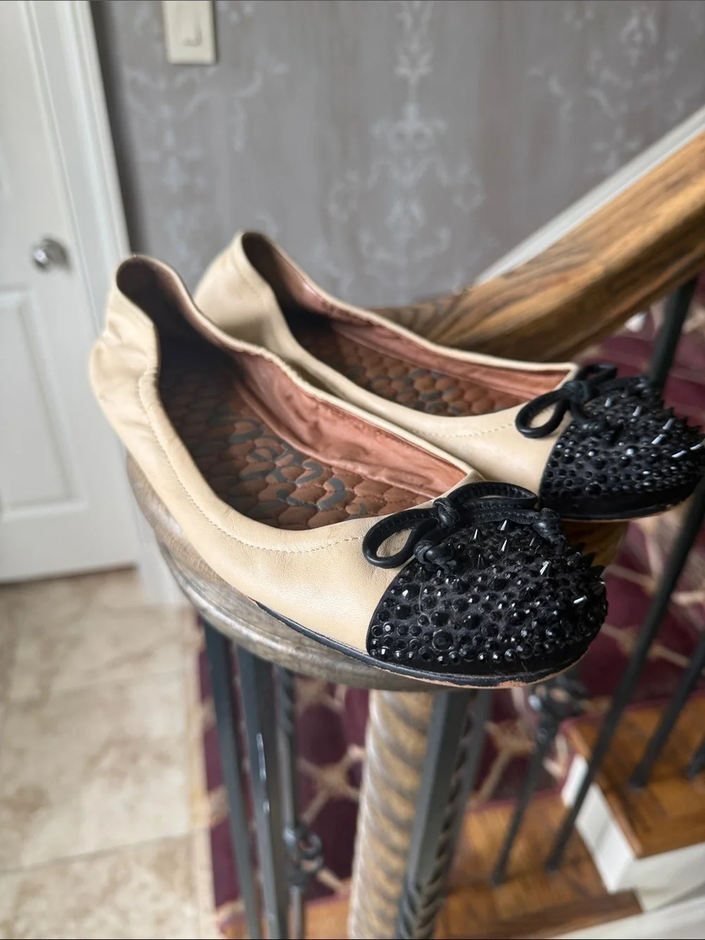 SAM EDELMAN women’s size 8 1/2 BEATRIX ballet flat good condition